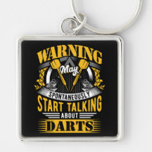 Lustigt Dart Warning Premium
