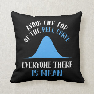 Lustigt Data Science Bell Curve Computer Programme Kudde