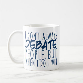 Lustigt debattgruppmästare kaffemugg