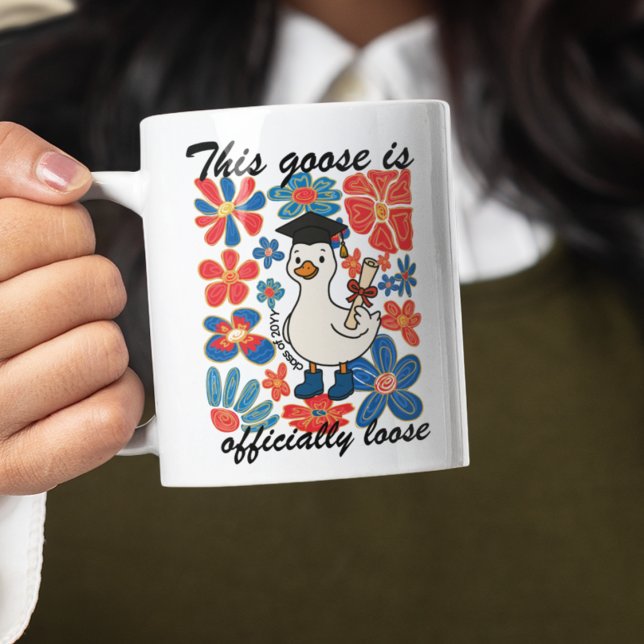 Lustigt Den här Goose är officiellt Loose Studente Kaffemugg (Skapare uppladdad)