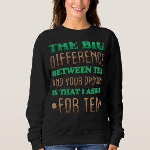 Lustigt den stora skillnaden mellan Tea och din OP T Shirt