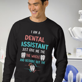 Lustigt DENTAL ASSISTANT säger sanningen Lång Ärmad Tröja