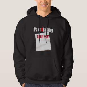 Lustigt Det är min 50:e födelsedagsskylt min desig Hoodie