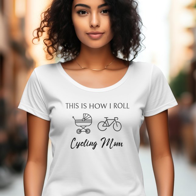 Lustigt Det är så jag rullar för att cykla Mamma-g T Shirt (Skapare uppladdad)