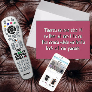 Lustigt Det finns ingen som jag hellre vill ha Helgkort