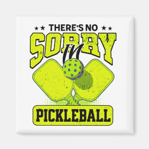 Lustigt det finns ingen ursäkt i Pickleball-Vintag Magnet