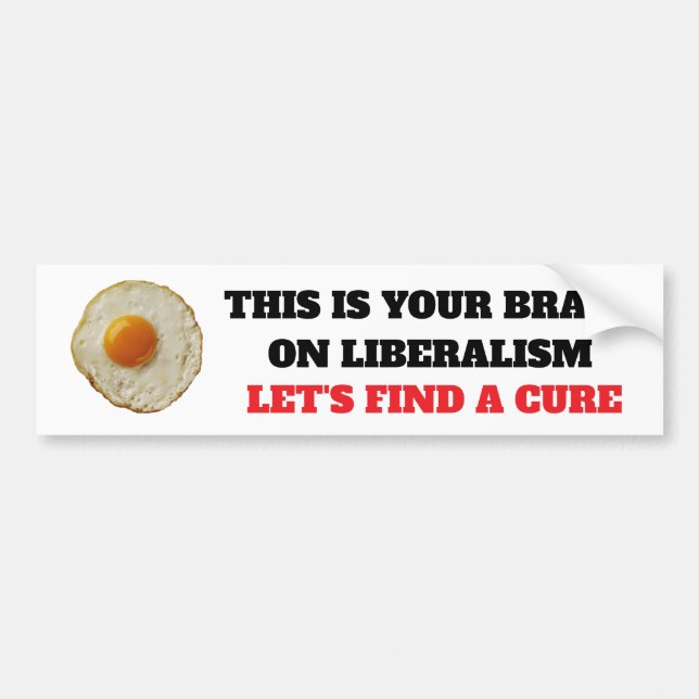 Lustigt - det här är din bromsstötfångare bildekal (Framsidan)