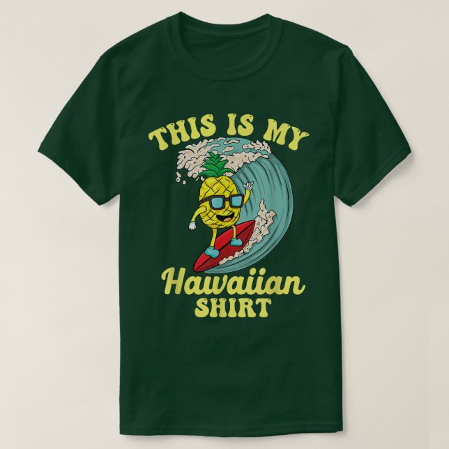Lustigt det här är min Hawaiianska Tiki Design Sum T Shirt (Design framsida)