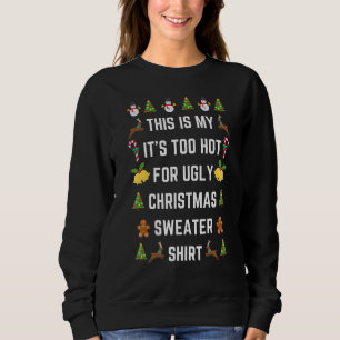 Lustigt det här är min Hett för god jul T Shirt