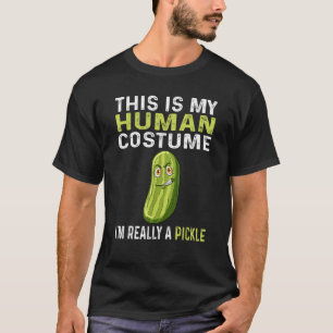 Lustigt det här är min mänskliga dräkt jag är Verk T Shirt