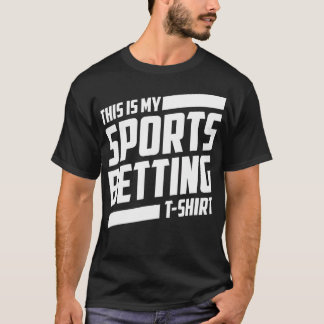 Lustigt det här är min sportvadslagning Sports Bet T Shirt