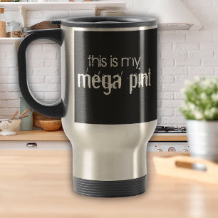 Lustigt Det här är Resemuggen Min Mega Pint Resemugg