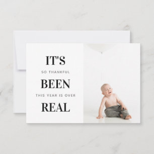 Lustigt det har varit riktiga julkort tack kort