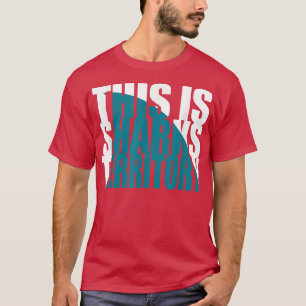 Lustigt detta är hajområde 408 San Jose T Shirt