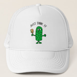 Lustigt... Dink it Pickle spelar Pickleball Keps