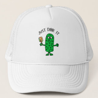 Lustigt... Dink it Pickle spelar Pickleball Keps