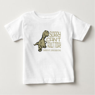 Lustigt Dinosaur - Det går inte att Vuxen idag med T Shirt