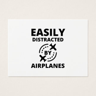 Lustigt distraherad av flygplan lustiga pilot avia visitkort