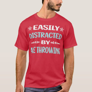 Lustigt distraherat ax Throwing T Shirt