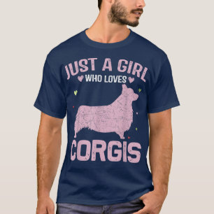 Lustigt Djur älskare Women Bara en flicka som Kärl T Shirt