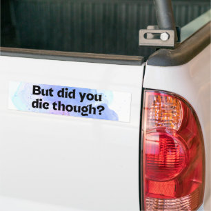 Lustigt dog du? Bumper Sticker Bildekal