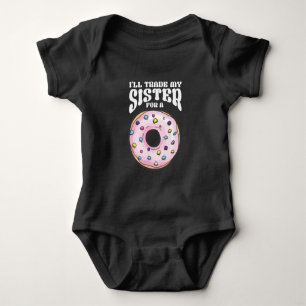 Lustigt Donut älskar Son Brother Foodie T Shirt