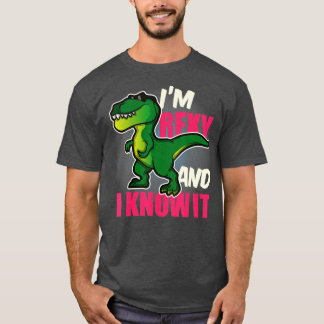 Lustigt dosinosaur Rex för barn, ungdomar och Vuxn T Shirt