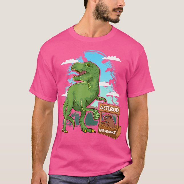 Lustigt dosinosaur-utdragande steroidmätare T Shirt (Framsida)
