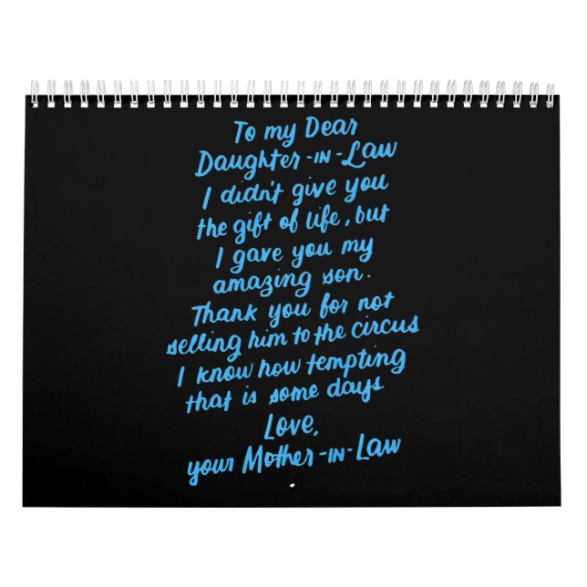 Lustigt döttrar till min kära dotter. kalender (Omslag)