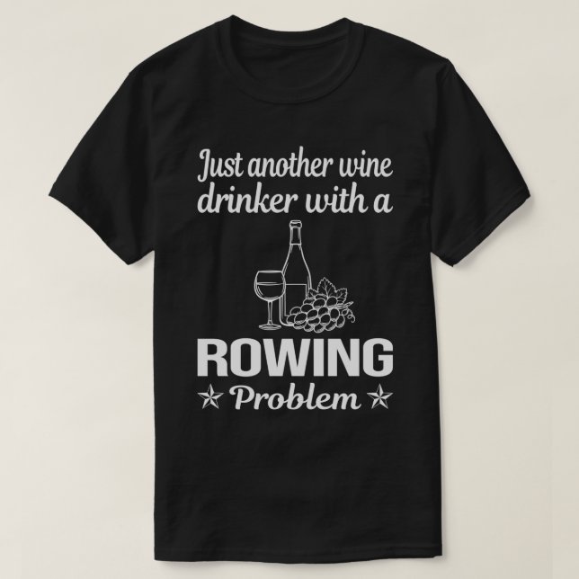 Lustigt dräneringsproblemradrad t shirt (Design framsida)