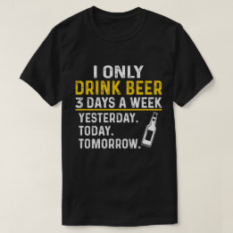 Lustigt drickande Shirt, Beer Älskare T Shirt
