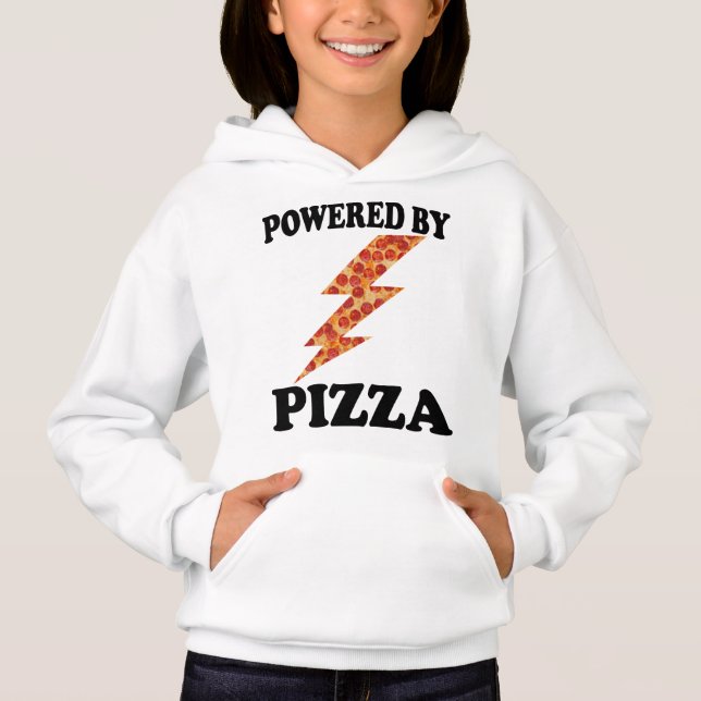 Lustigt driven av Pizza Coola Pizza T Shirt (Framsida)