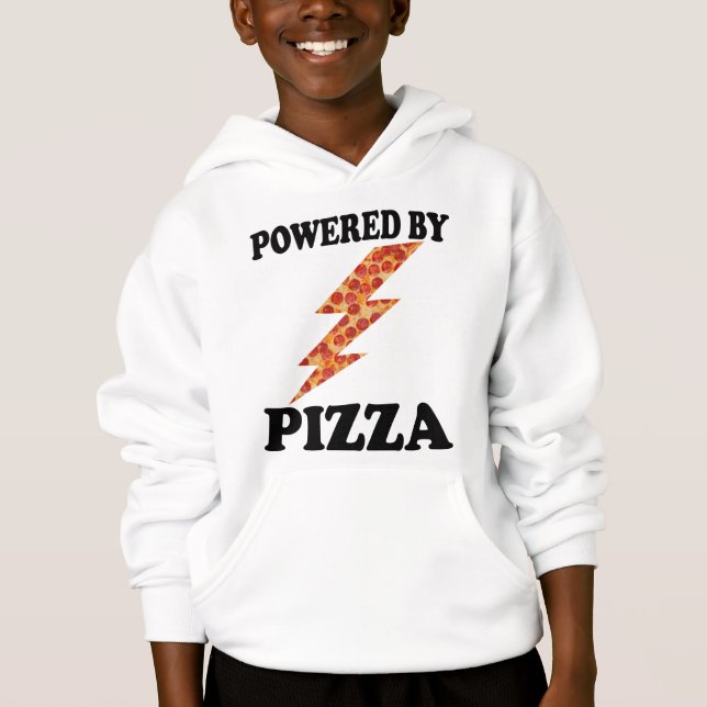 Lustigt driven av Pizza Coola Pizza T Shirt (Framsida)