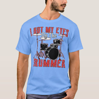 Lustigt Drummer Musician och Drum Älskare Gift Ide T Shirt