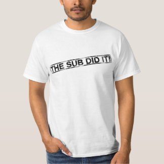 Lustigt e-postmeddelande - Underdelen gjorde det T-shirt