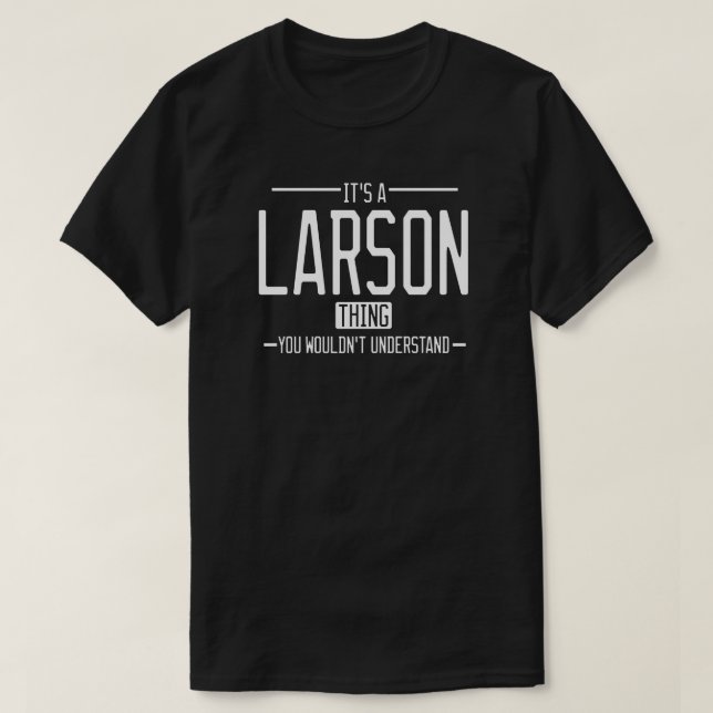 Lustigt efternamn, roligt familj t shirt (Design framsida)