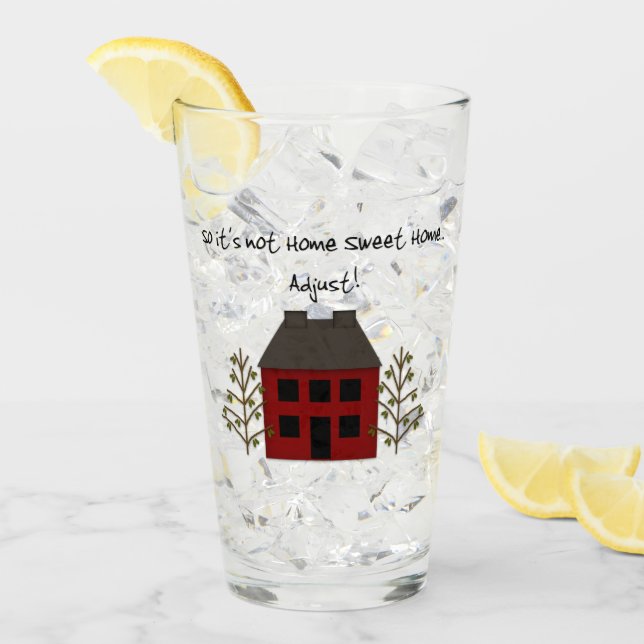 Lustigt, ej hemsött, glas Kopp (Framsida Ice)