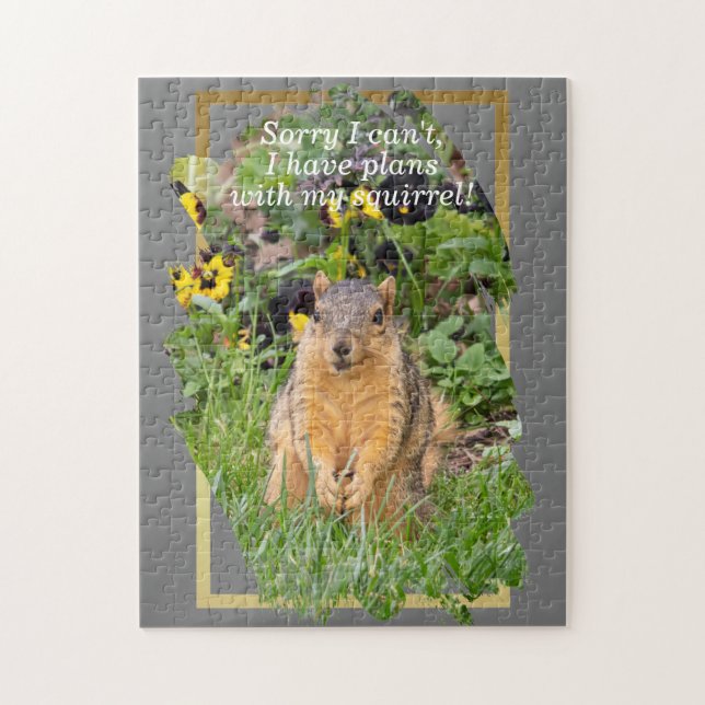 Lustigt ekorre, jag kan inte citera pussel (Vertikal)