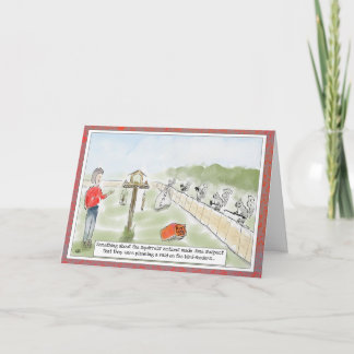 Lustigt ekorre Tecknad födelsedagskort Kort