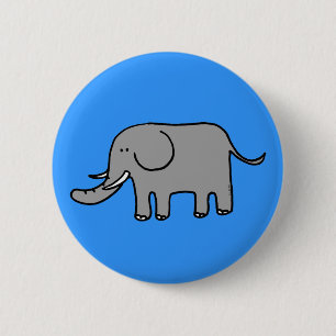 Lustigt elefant knapp