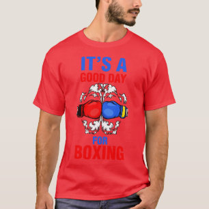Lustigt en Bra-dag för Boxing Player T Shirt