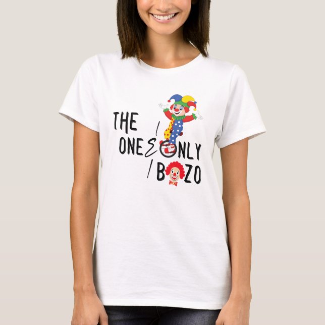 Lustigt en och bara Bozo T Shirt (Framsida)