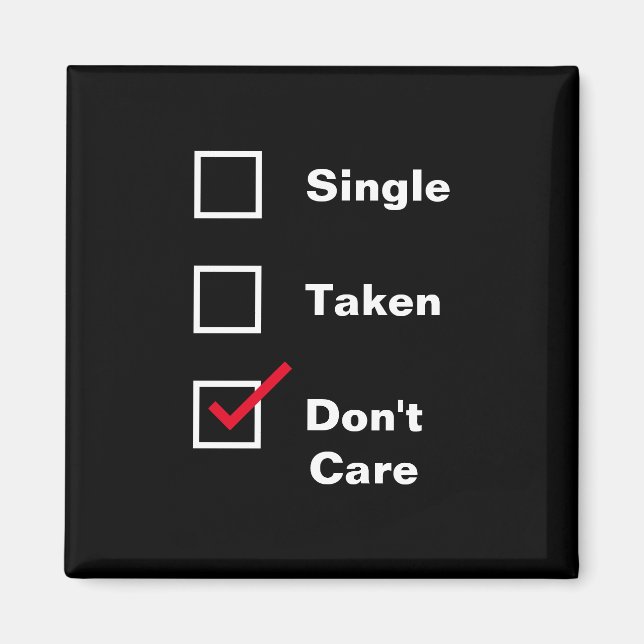 Lustigt engångsbruk aktar inte kontrolllistdatum magnet (Framsidan)