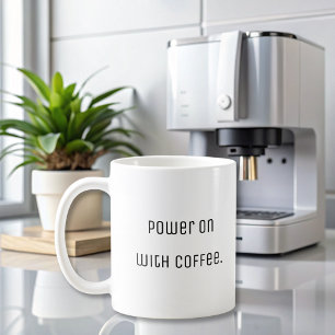 Lustigt enkelt Modern Kaffemugg