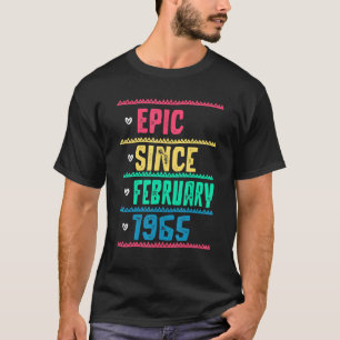 Lustigt Epic sedan februari 1965 57:e födelsedagen T Shirt