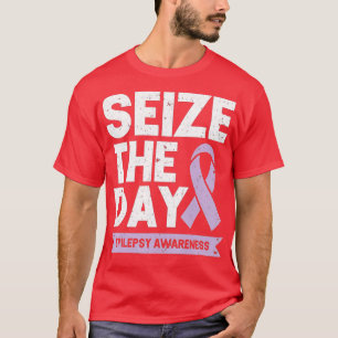 Lustigt Epilepsimedvetande Seize Ribbon-dagen  T Shirt
