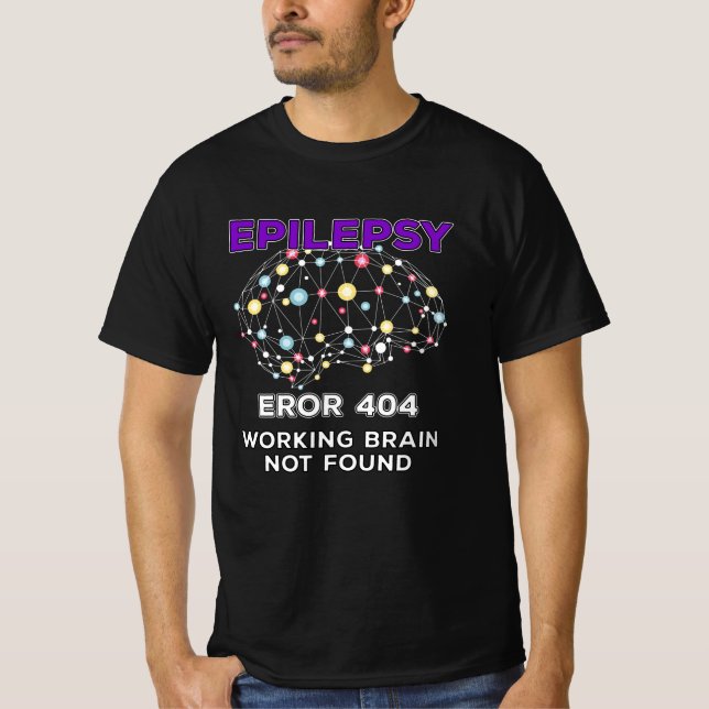 Lustigt Epilepsiskämt T Shirt (Framsida)