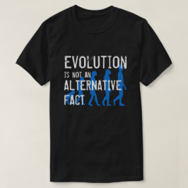 Lustigt "Evolution is Not a Alternative Fact" T-shirt