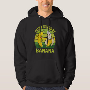 Lustigt exciterad av Banana Kids Youth Girls Bo Hoodie