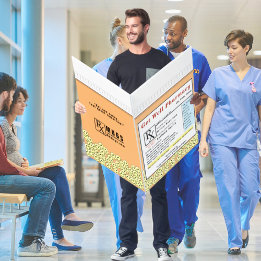 Lustigt, få ett bra, jättekort kort
